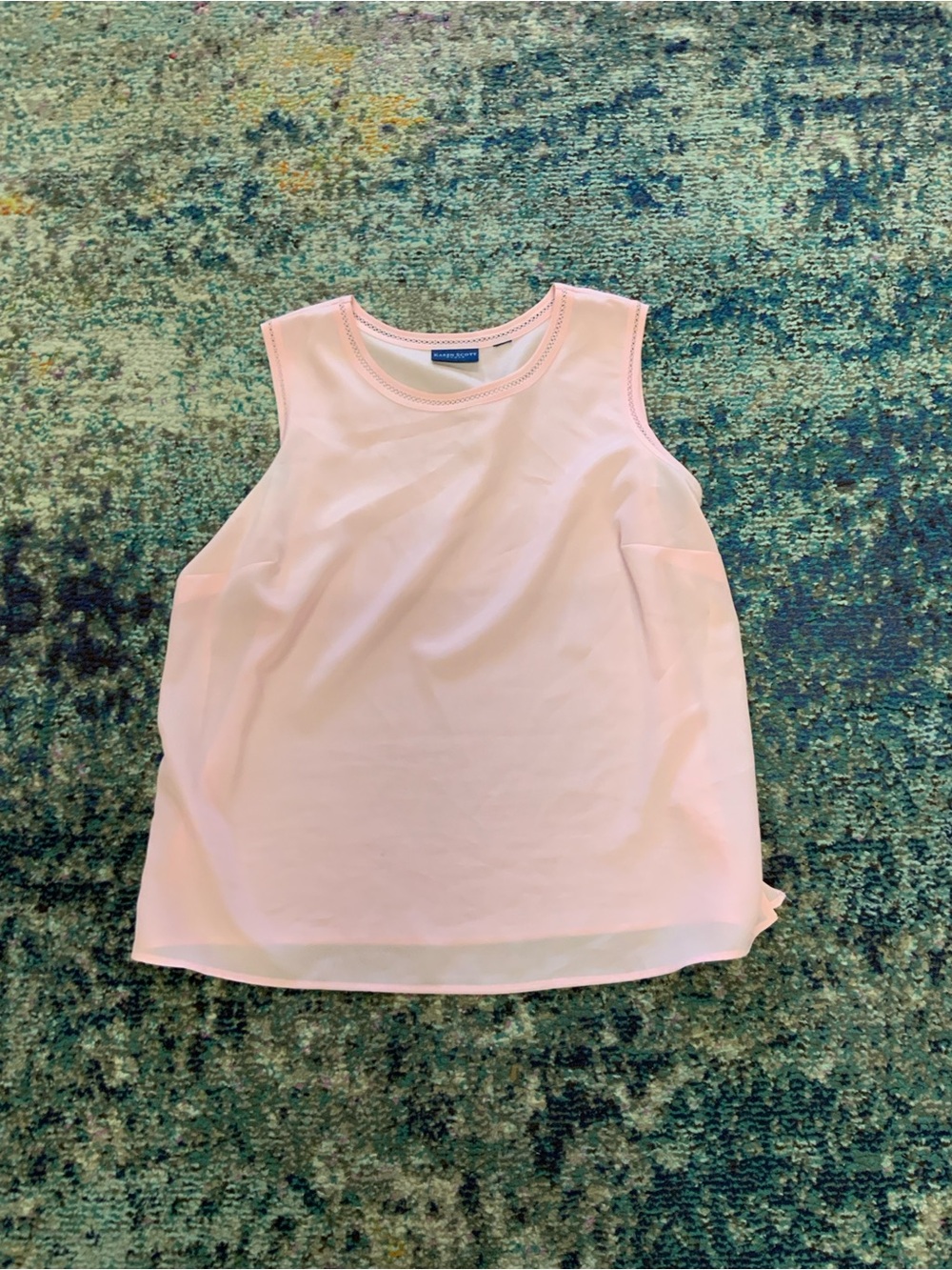 Karen Scott Pink Sleeveless Top Like New